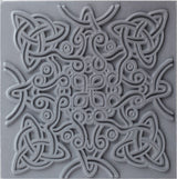 Placa de textura Cernit Nudo Celta para arcilla polimérica – 9x9 cm
