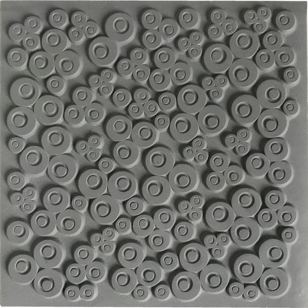 Placa de textura Cernit Tréboles para arcilla polimérica – 9x9 cm