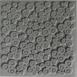 Placa de textura Cernit Tréboles para arcilla polimérica – 9x9 cm