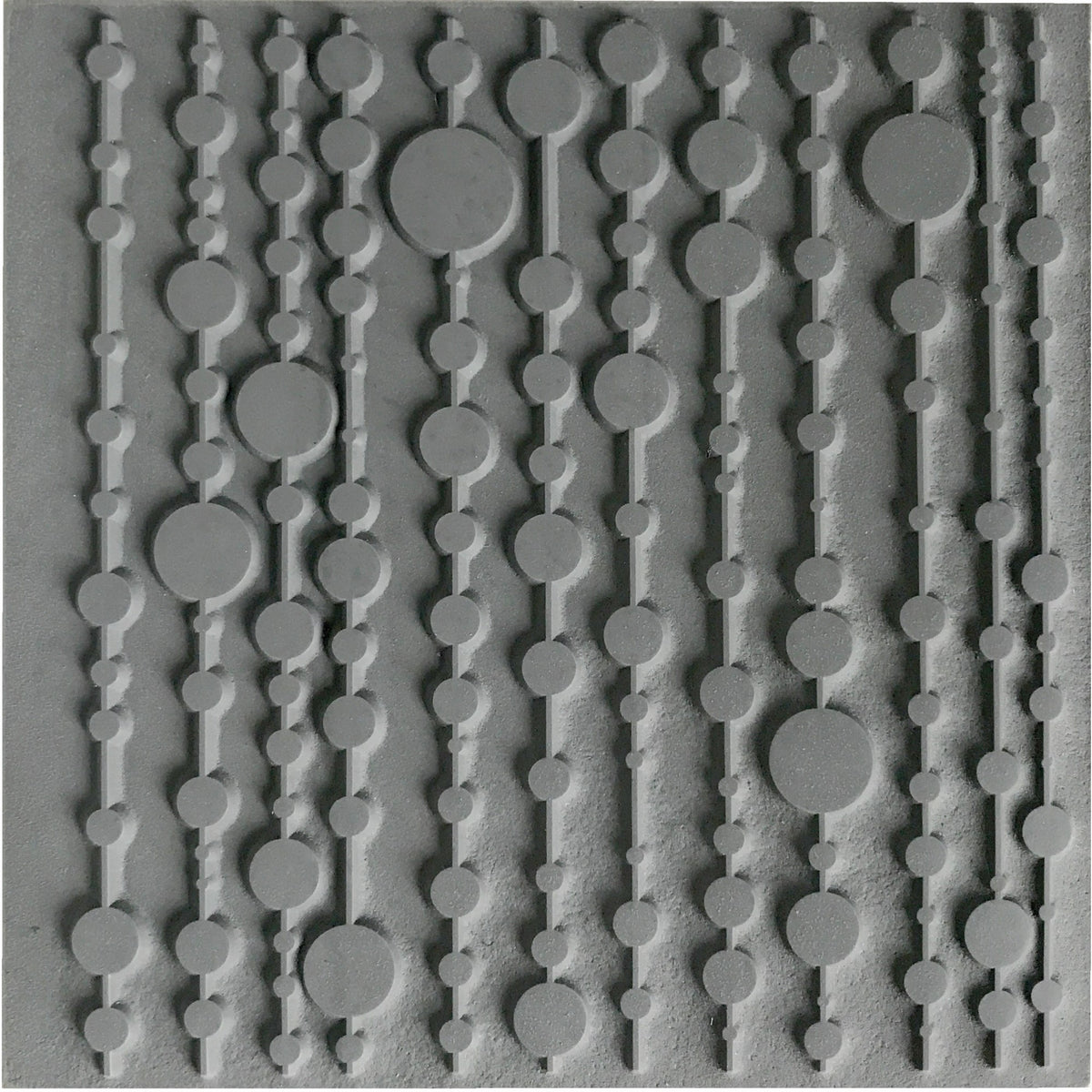 Placa de textura Cernit Cortina Pop para arcilla polimérica – 9x9 cm