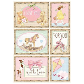 Papel de arroz A4 28gr Daydream Cards - rosa