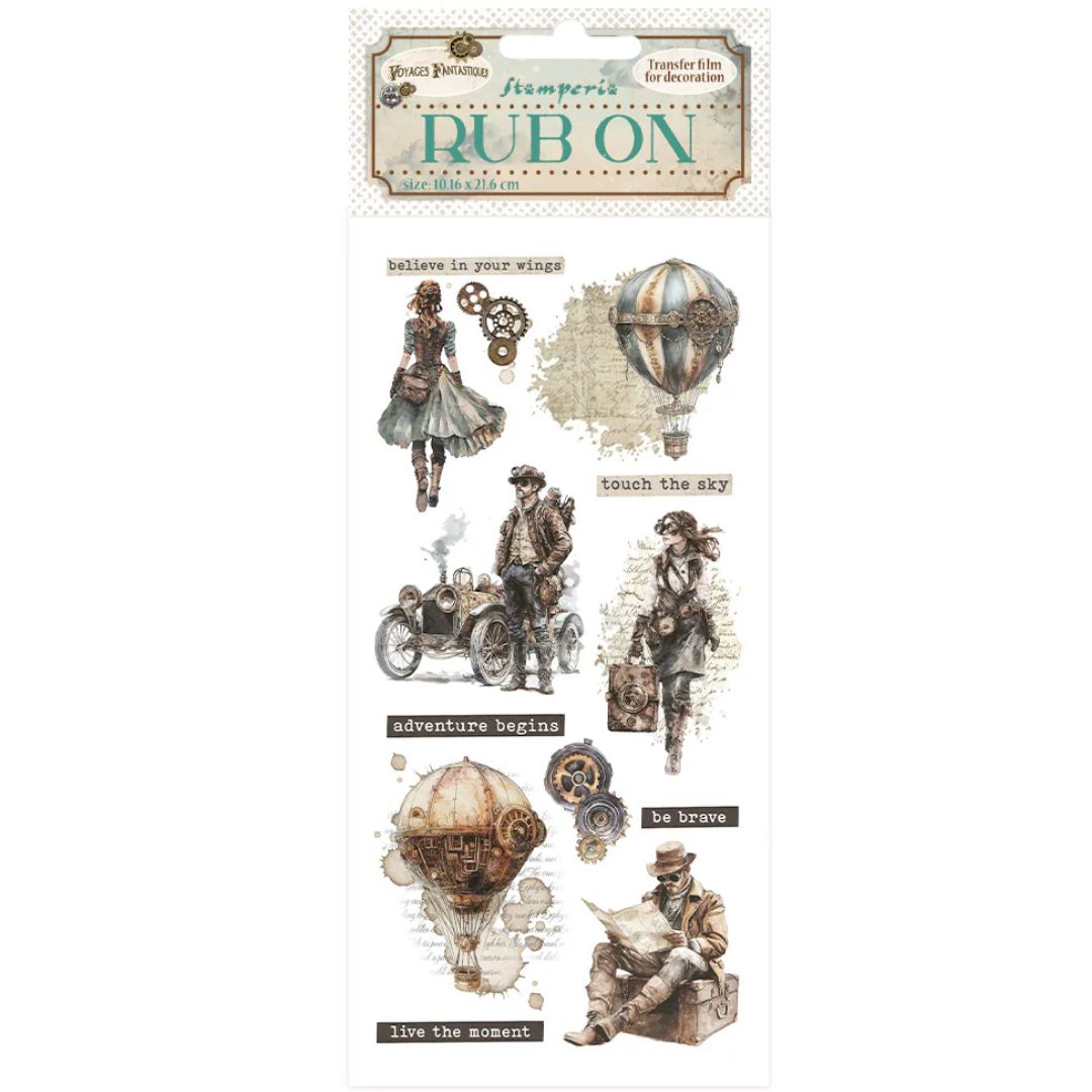Rub-on Voyage Fantastique - Explorers