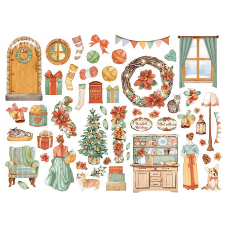Die Cuts Romantic All Around Xmas - Navidad (vista 2)