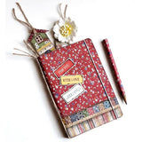Papel de arroz A4 28gr Patchwork - Fondo rojo (vista 2)