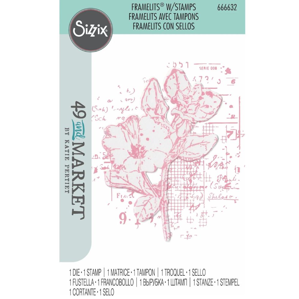Troqueles Framelits con Sellos Diseño Floral