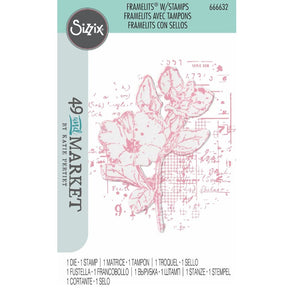 Troqueles Framelits con Sellos Diseño Floral