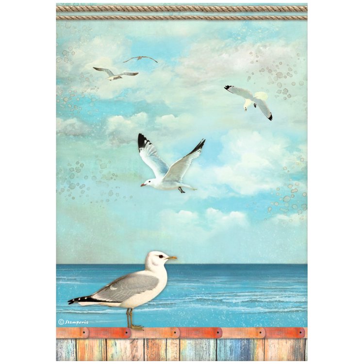Papel de arroz A4 28gr Blue Dream – Gaviotas