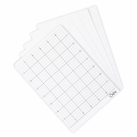 Hojas Adhesivas Cuadriculadas 15.24x21.59cm - 05 Hojas (vista 2)