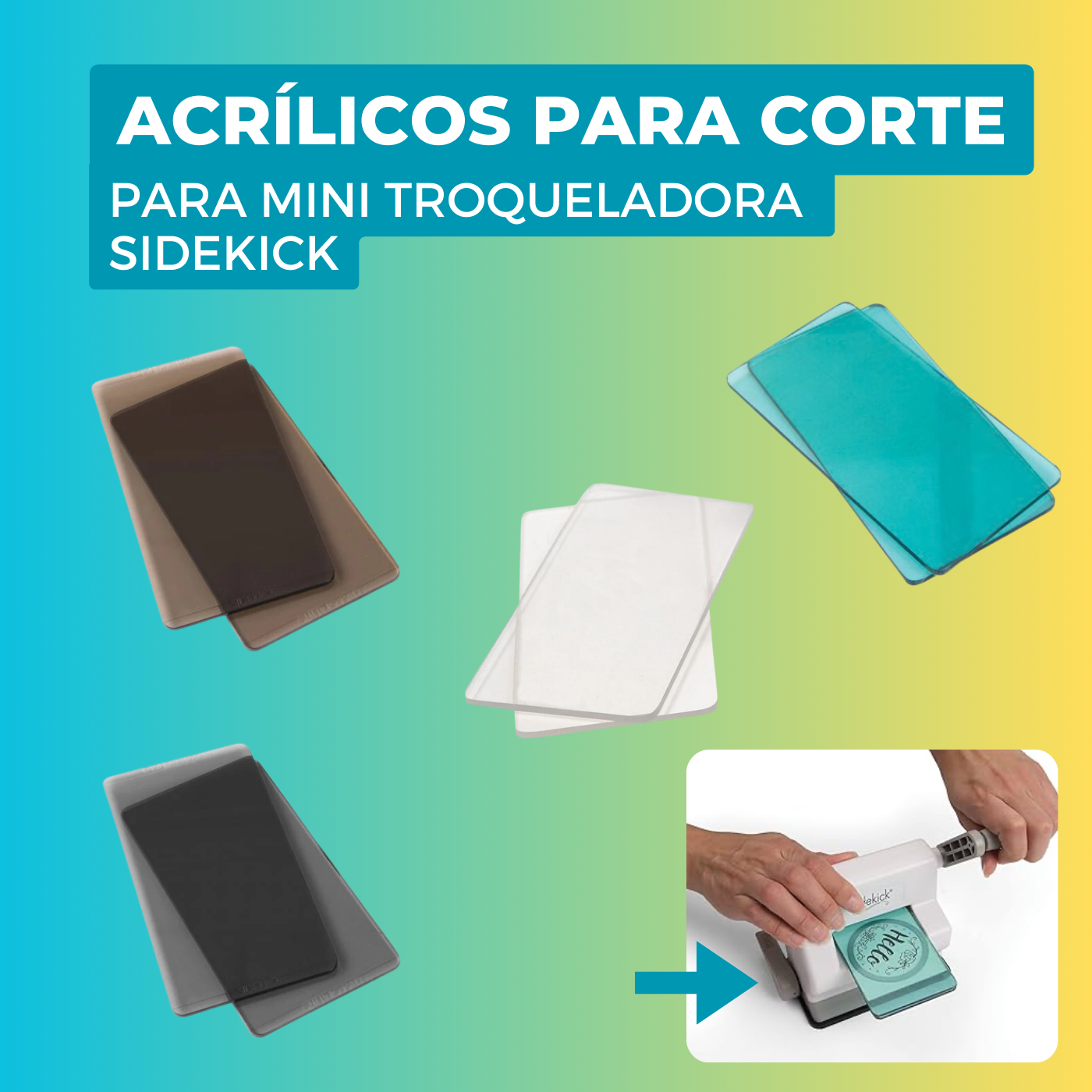 Acrílico para corte Sidekick