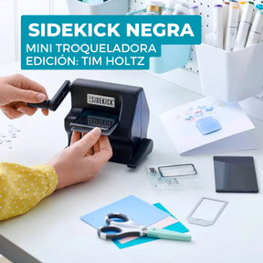 Mini troqueladora Sidekick Tim Holtz Negra