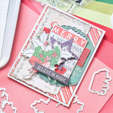 Sellos Clear A5 con Framelits Acebo - Navidad (vista 3)