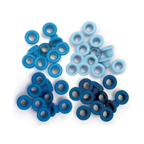 Ojales Estándar Tonos Azules 0.5 cm