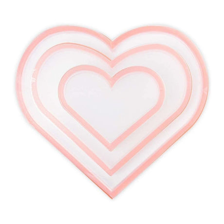 Panel Shaker Corazón 10.80, 8.89 y 5.72cm