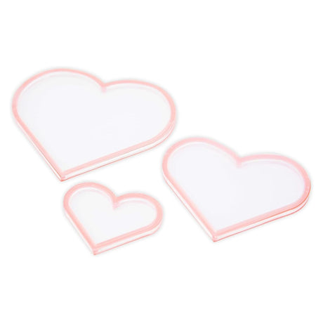 Panel Shaker Corazón 10.80, 8.89 y 5.72cm (vista 2)