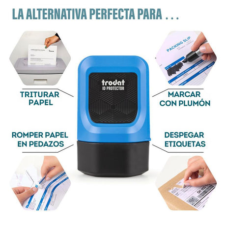 Rodillo de tinta protector de datos