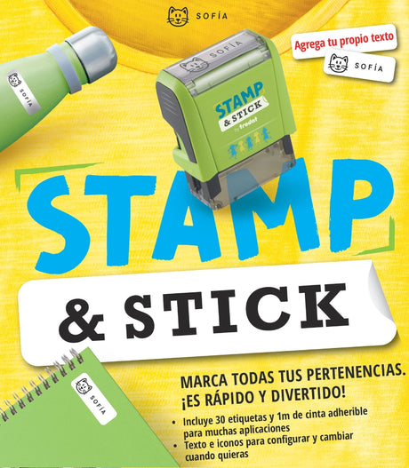 Sello para tela y etiquetas Stamp & Stick (vista 10)
