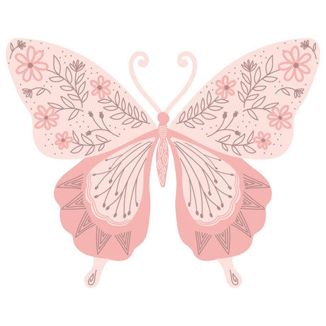Sellos Clear en capas Mariposa