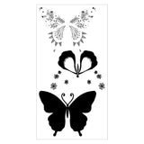 Sellos Clear en capas Mariposa (vista 2)