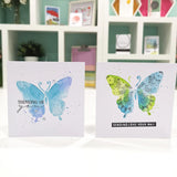 Sellos Clear en capas Mariposa (vista 3)