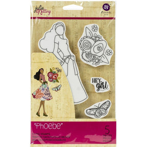 Sellos Rubber Muñeca Phoebe de Julie Nutting