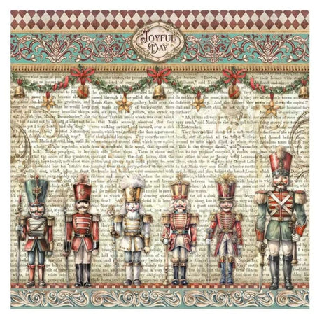 Set de Telas decorativas Poliéster The Nutcracker 30x30cm - Navidad (vista 3)