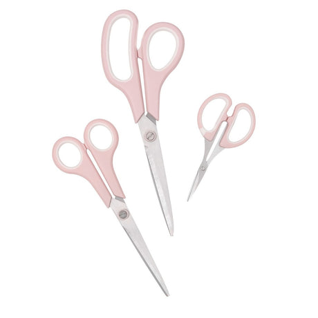 Set de 3 Tijeras Rosado