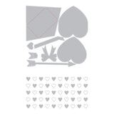 Troqueles Thinlits con Folder Embossing Love Notes para Sidekick de Tim Holtz (vista 5)