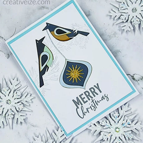 Troqueles Thinlits Pájaros decorativos - Navidad de Tim Holtz (vista 2)