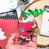 Troqueles Thinlits Tim Holtz Colorize Papá Noel en el bosque - Navidad (vista 3)