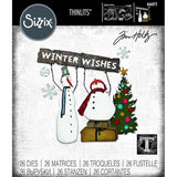 Troqueles Thinlits Muñeco de Nieve - Navidad de Tim Holtz