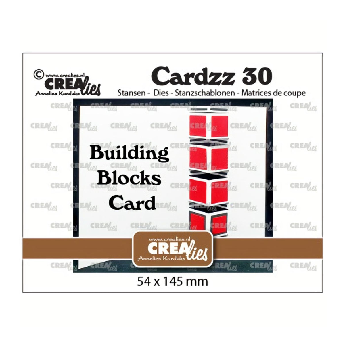 Troquel Cardzz N°30 Building Blocks card