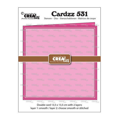 Troquel Cardzz N°531 Tarjeta Doble Con 2 Capas