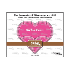 Troquel For Journalzz & Plannerzz Bolsillo - Corazón
