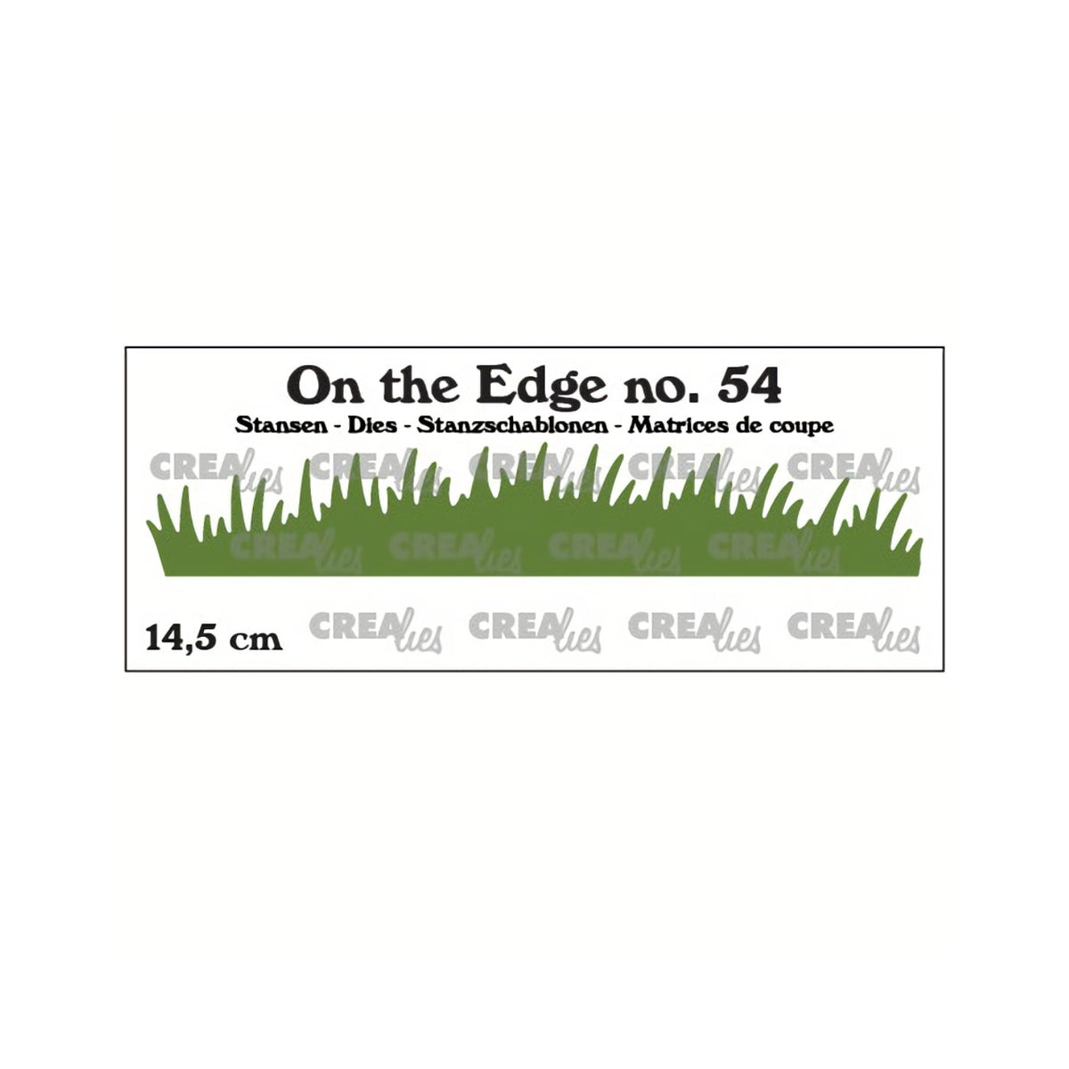 Troquel On the Edge N°54 Curved Grass