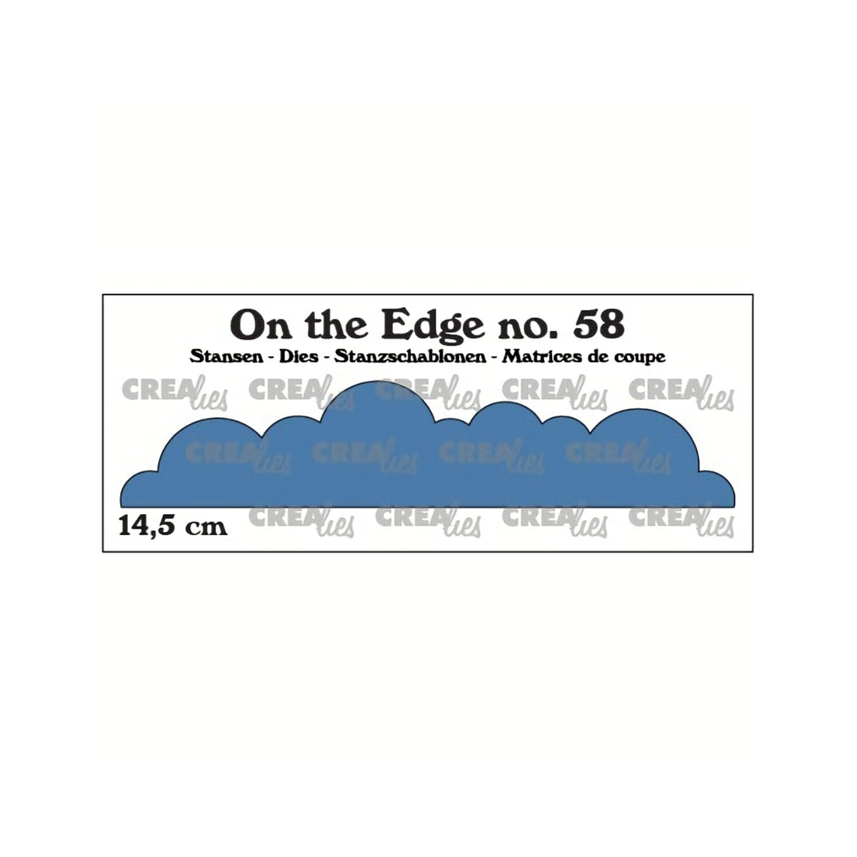 Troquel On the Edge N°58 Clouds Curved