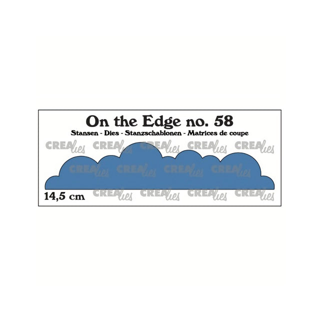 Troquel On the Edge N°58 Clouds Curved