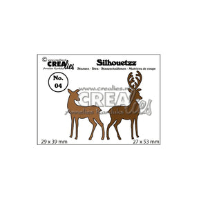 Troquel Silhouetzz N°4 Renos - Navidad