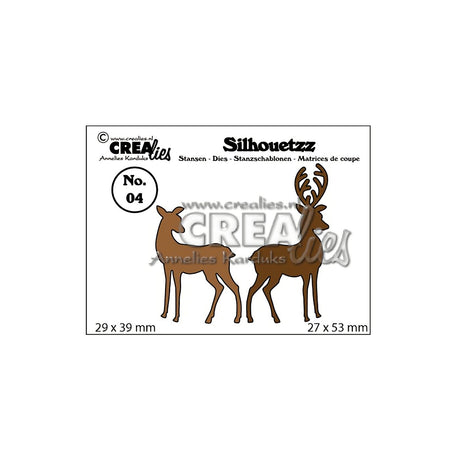 Troquel Silhouetzz N°4 Renos - Navidad