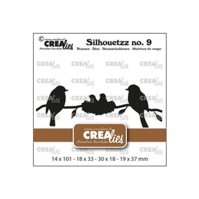 Troquel Silhouetzz N°9 Dos Pajaritos con nido