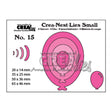 Troquel Crea-Nest-Dies Small N°15 Globos Ovalados