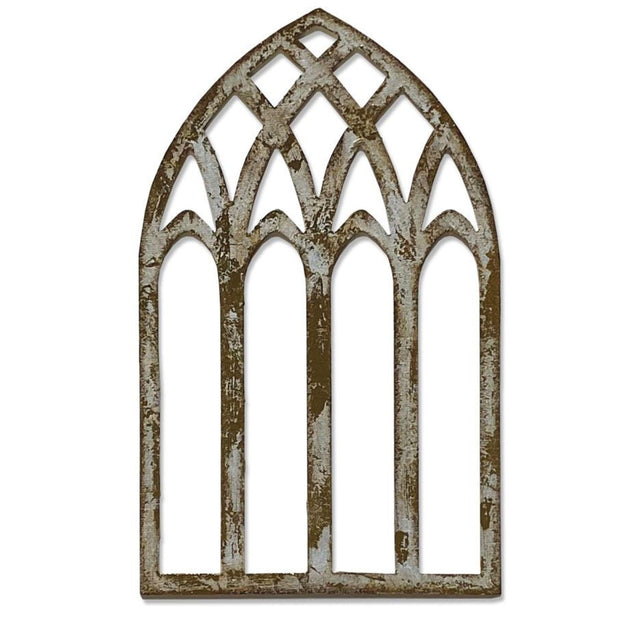 Troquel Bigz Tim Holtz Ventana de la Catedral