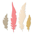 Troquel Bigz Plumas Naturales