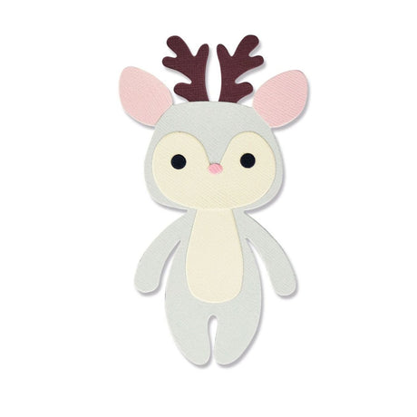 Troquel Bigz Personaje Navidad Reno Bebe