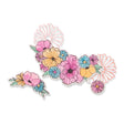 Set: 6 troqueles + 3 sellos Flores para pintar con acuarela