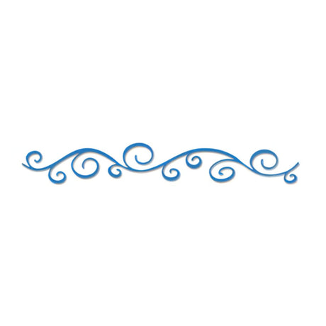 Troquel Sizzlits Tira decorativa - Swirly