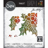 Troquel Thinlits Piezas de acebo - Navidad de Tim Holtz