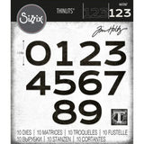 Troqueles Thinlits Númerico - Countdown de Tim Holtz
