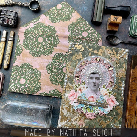 Troqueles Thinlits Vault Boutique - Encaje de Tim Holtz (vista 3)