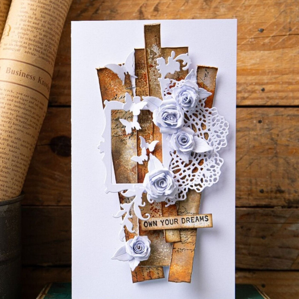 Troqueles Thinlits Vault Boutique - Encaje de Tim Holtz (vista 5)