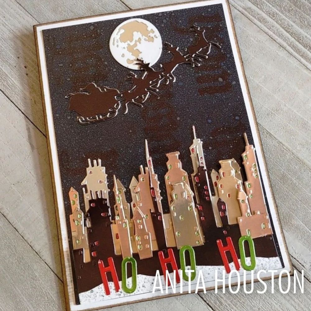 Troqueles Thinlits Vault Seasonal Sketch - Navidad de Tim Holtz (vista 4)